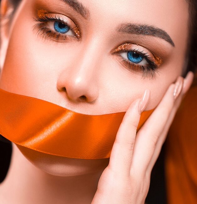 Model with Eye tinting